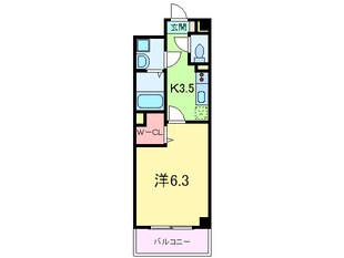 エリジオンの物件間取画像